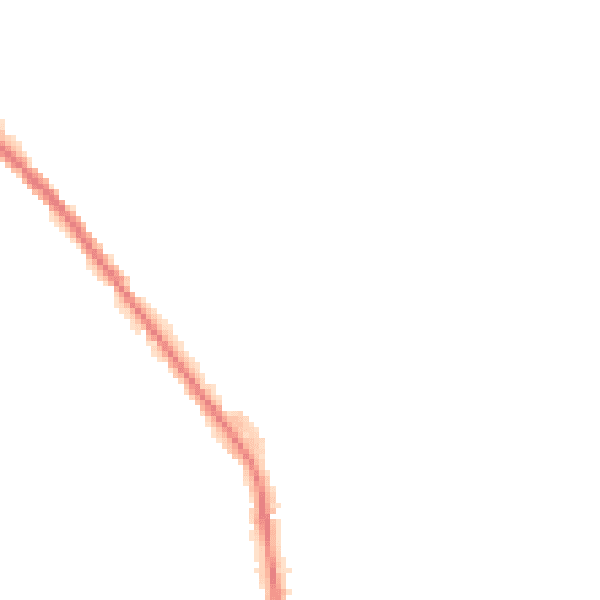 Night-time road noise heatmap for OL12 0BY