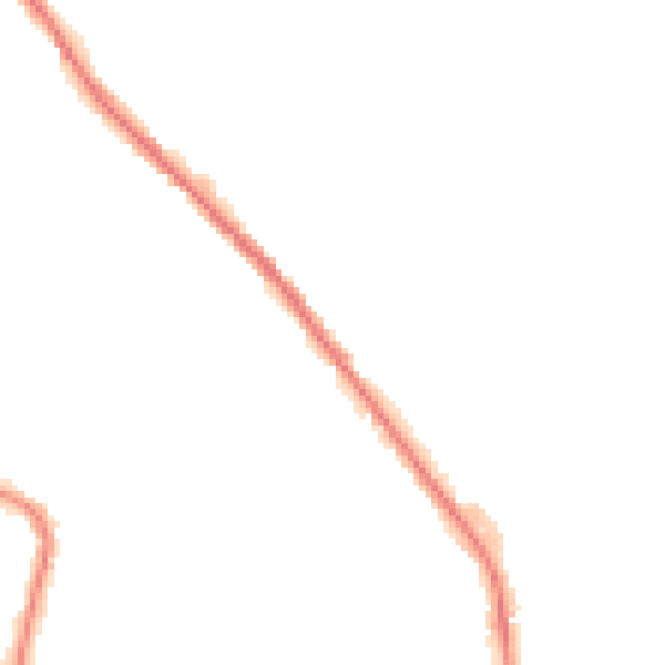 Night-time road noise heatmap for OL12 0SD
