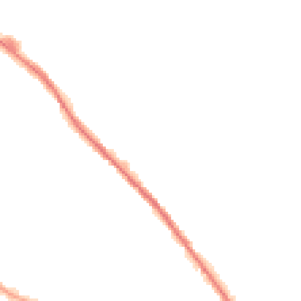 Night-time road noise heatmap for OL12 0SS