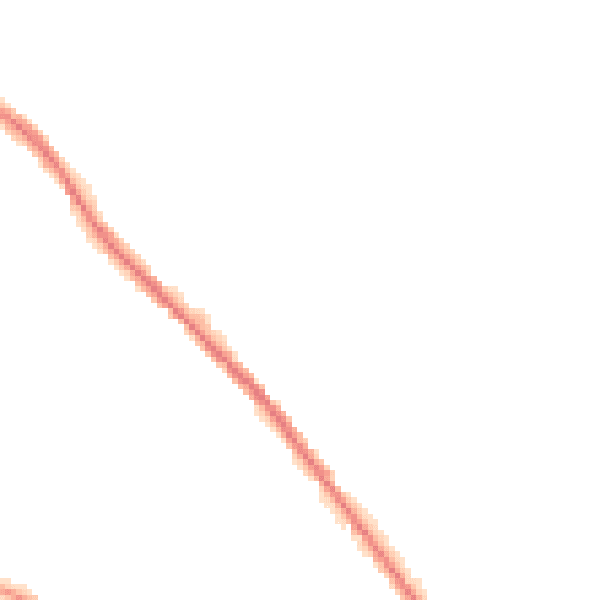 Night-time road noise heatmap for OL12 0ST