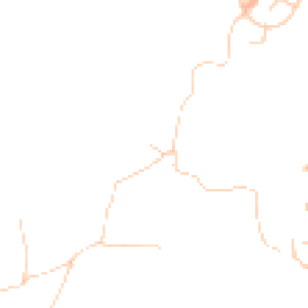 Daytime road noise heatmap for OL12 6BE
