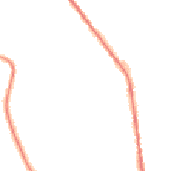 Night-time road noise heatmap for OL12 6HR