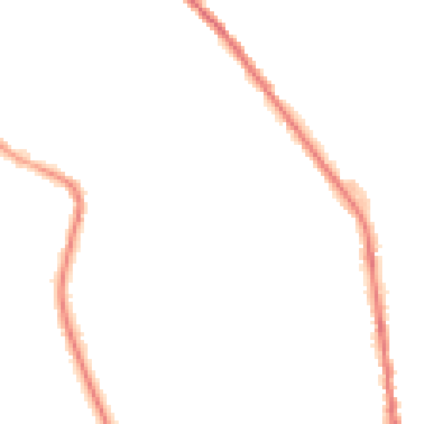 Night-time road noise heatmap for OL12 6SQ
