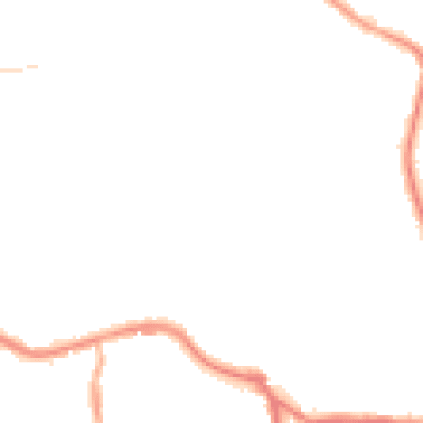 Night-time road noise heatmap for OL12 7EJ