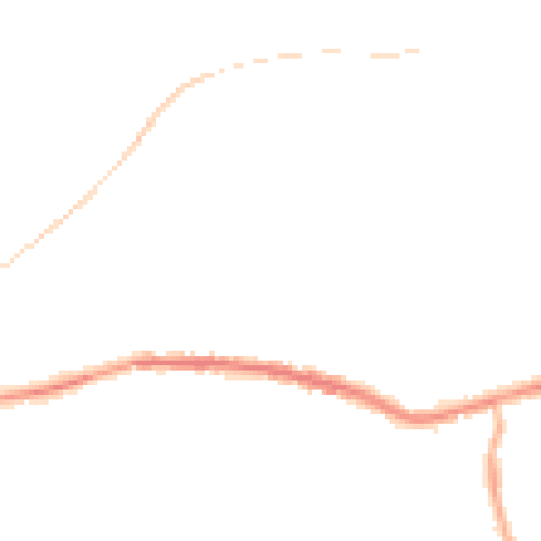 Night-time road noise heatmap for OL12 7NL