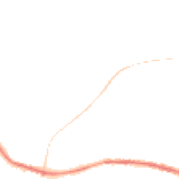 Night-time road noise heatmap for OL12 7PY