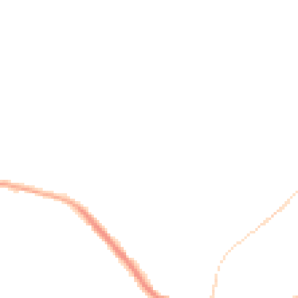 Night-time road noise heatmap for OL12 7SX