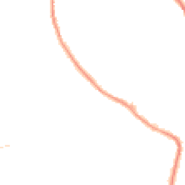 Night-time road noise heatmap for OL12 7UJ