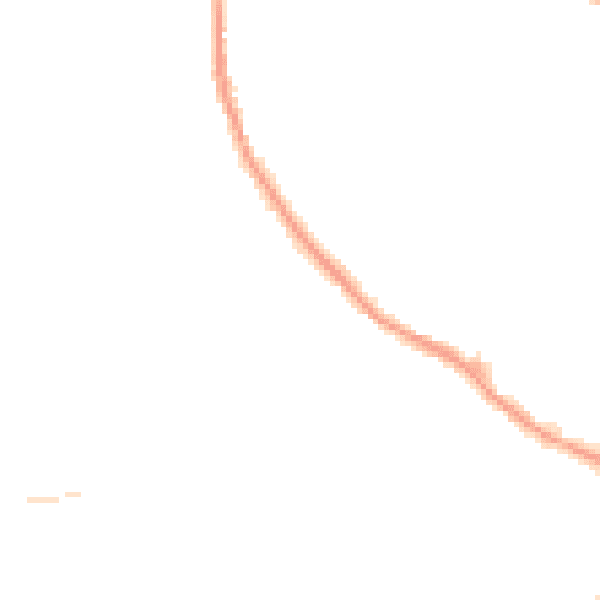 Night-time road noise heatmap for OL12 7UL