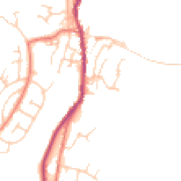Daytime road noise heatmap for OL12 8TB