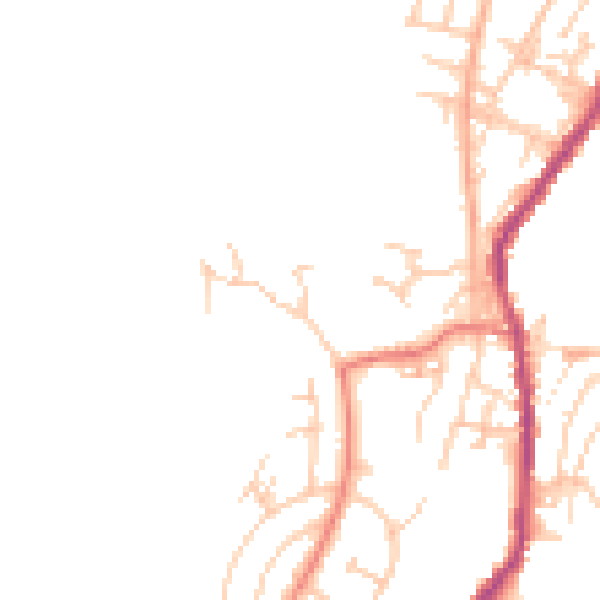 Daytime road noise heatmap for OL12 8TU