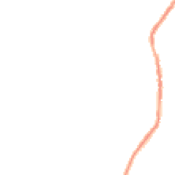 Night-time road noise heatmap for OL12 8UX