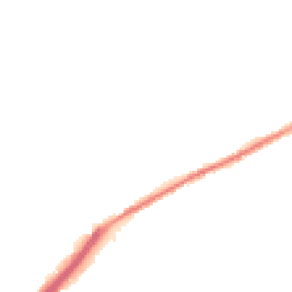 Night-time road noise heatmap for OL12 9AN