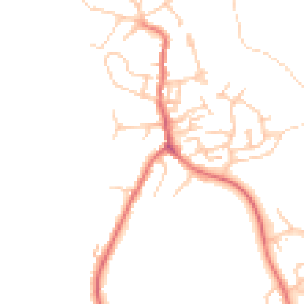 Daytime road noise heatmap for OL12 9LB