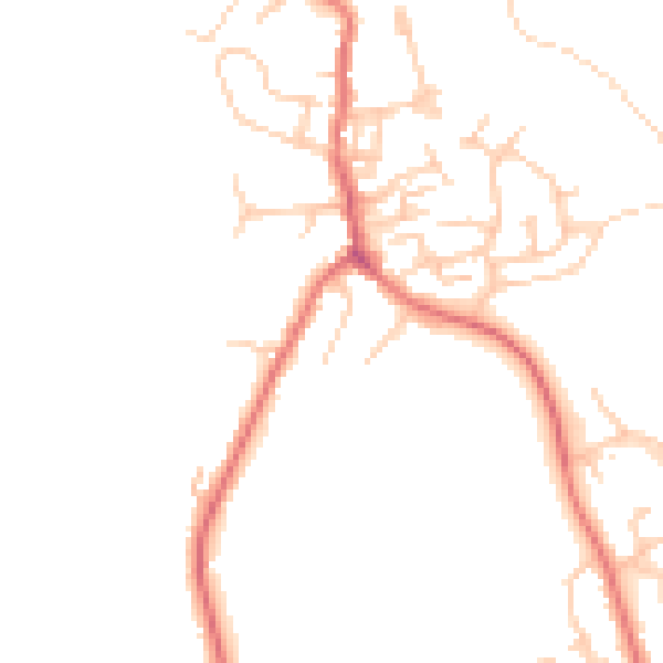 Daytime road noise heatmap for OL12 9LF