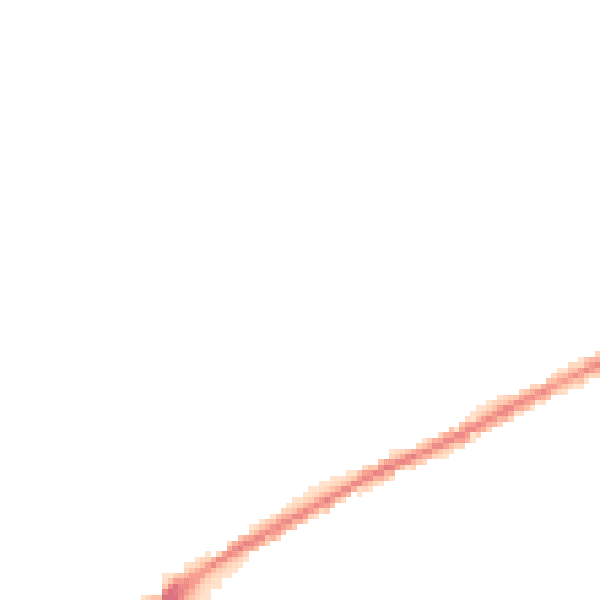 Night-time road noise heatmap for OL12 9UN