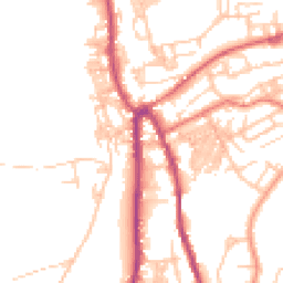 Daytime road noise heatmap for OL13 0AA