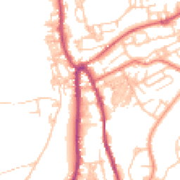Daytime road noise heatmap for OL13 0AD