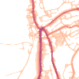 Daytime road noise heatmap for OL13 0AJ
