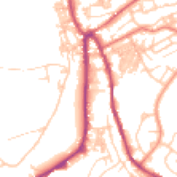 Daytime road noise heatmap for OL13 0AT