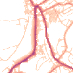 Daytime road noise heatmap for OL13 0AX