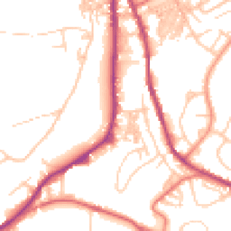 Daytime road noise heatmap for OL13 0AY