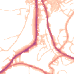 Daytime road noise heatmap for OL13 0AZ