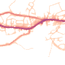 Daytime road noise heatmap for OL13 0BD