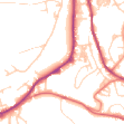 Daytime road noise heatmap for OL13 0BG
