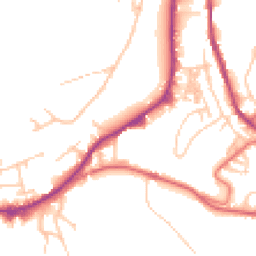 Daytime road noise heatmap for OL13 0BL