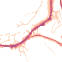 Daytime road noise heatmap for OL13 0BX