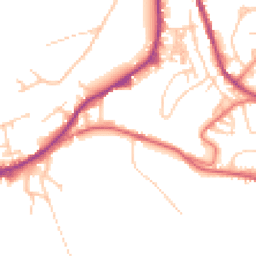 Daytime road noise heatmap for OL13 0BY