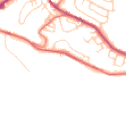 Daytime road noise heatmap for OL13 0DB