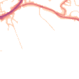 Daytime road noise heatmap for OL13 0DD