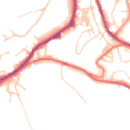 Daytime road noise heatmap for OL13 0DF