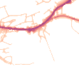 Daytime road noise heatmap for OL13 0EA