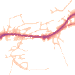 Daytime road noise heatmap for OL13 0EL