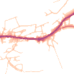 Daytime road noise heatmap for OL13 0EQ