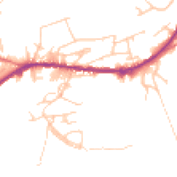 Daytime road noise heatmap for OL13 0ES