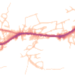 Daytime road noise heatmap for OL13 0EU