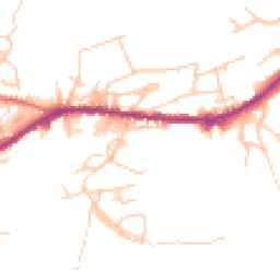Daytime road noise heatmap for OL13 0EZ