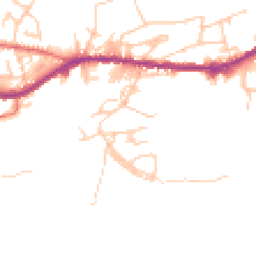 Daytime road noise heatmap for OL13 0HN