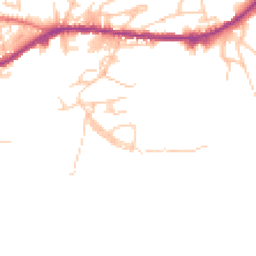 Daytime road noise heatmap for OL13 0HS