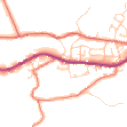 Daytime road noise heatmap for OL13 0ND