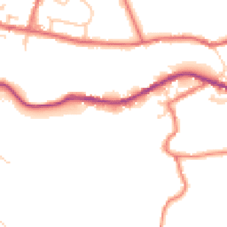 Daytime road noise heatmap for OL13 0NP