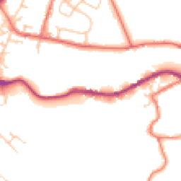 Daytime road noise heatmap for OL13 0NW