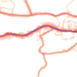 Daytime road noise heatmap for OL13 0PA
