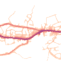 Daytime road noise heatmap for OL13 0QN