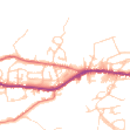 Daytime road noise heatmap for OL13 0RA