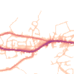 Daytime road noise heatmap for OL13 0RD